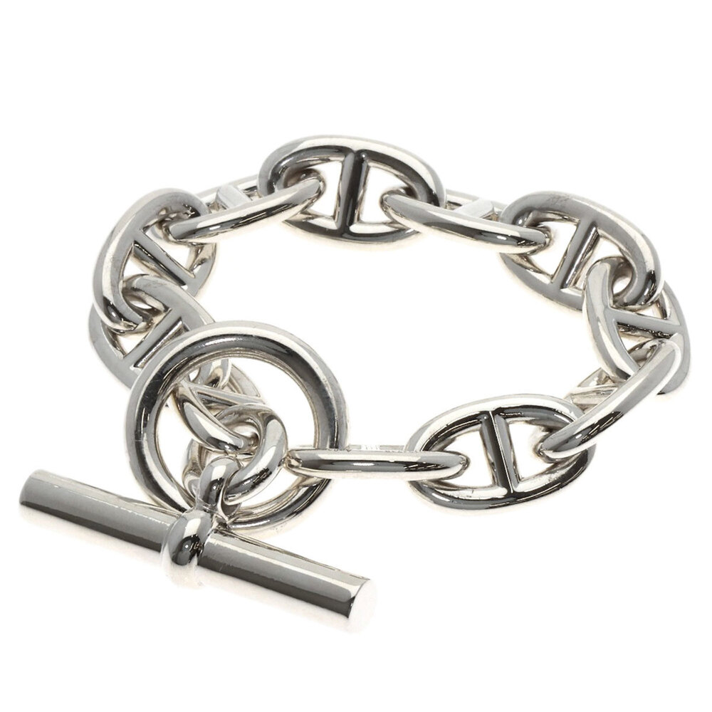 HERMES Silver Charm Bracelet